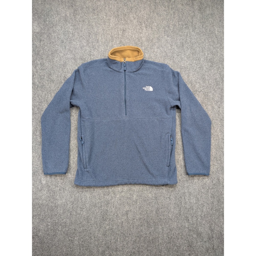 The North Face Mens Fleece Pullover Medium Half Zip‎ Jacket Campbell Gorpcore